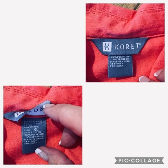 Light weight cotton/polyester embroidered jacket - Picture 4 of 8